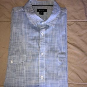 Alfani Casual Button Down Shirt Size XL